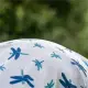 Dragonfly Print/Silver/Blue & Sage